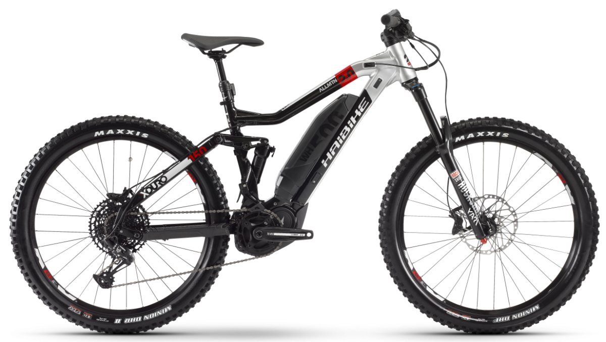 Электровелосипед Haibike XDURO AllMtn 2.0 black/silver/red 4541012044