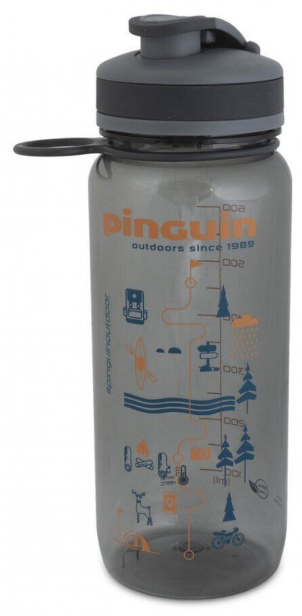 Фляга Pinguin Tritan Sport Bottle 0.65L (Grey) PNG 805482