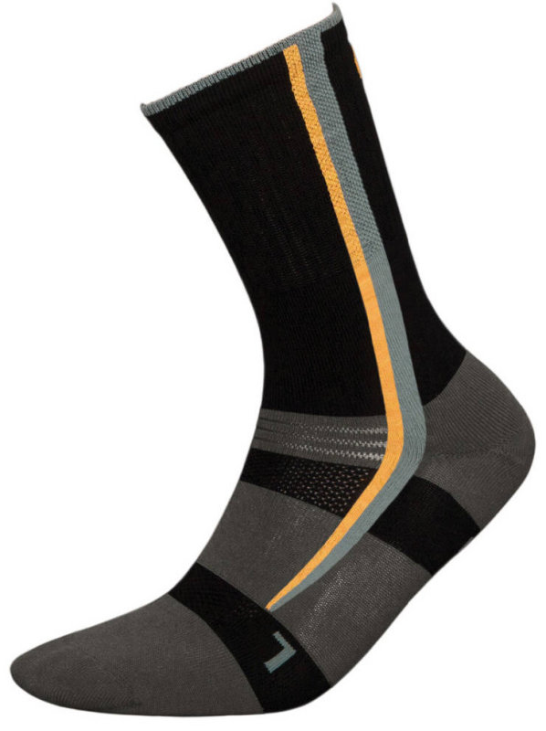 Шкарпетки INMOVE BIKE DEODORANT SILVER black-orange bds.black/orange.35–37