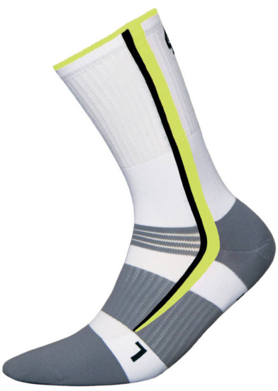 Шкарпетки INMOVE BIKE DEODORANT SILVER white/green bds.white/green.35–37, bds.white/green.38–40