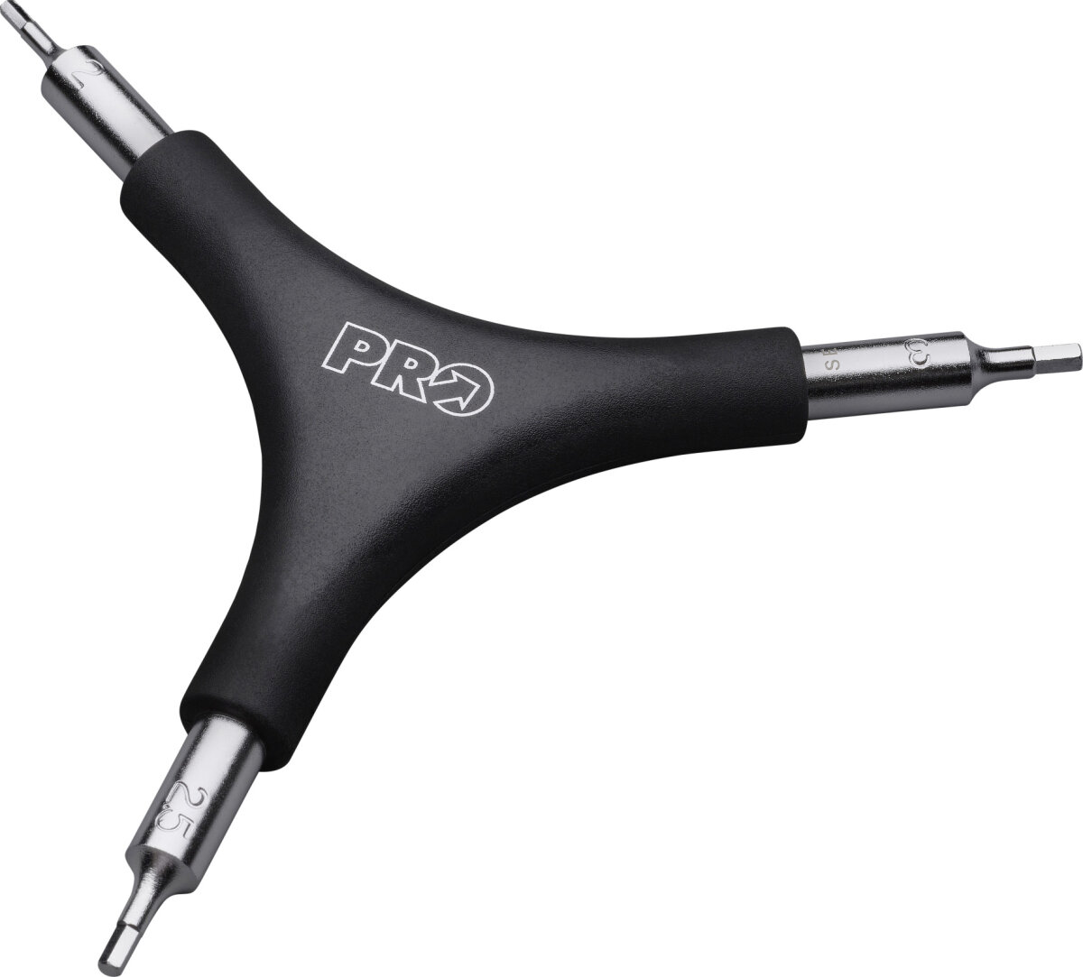 Инструмент Y-образный PRO Hex 2/2.5/3mm Y-Wrench (Black/Silver) PRTL0126