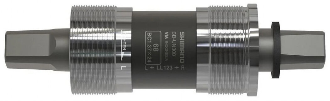 Каретка Shimano BB-UN300 BSA 68x127.5mm (Silver/Black) 42300122