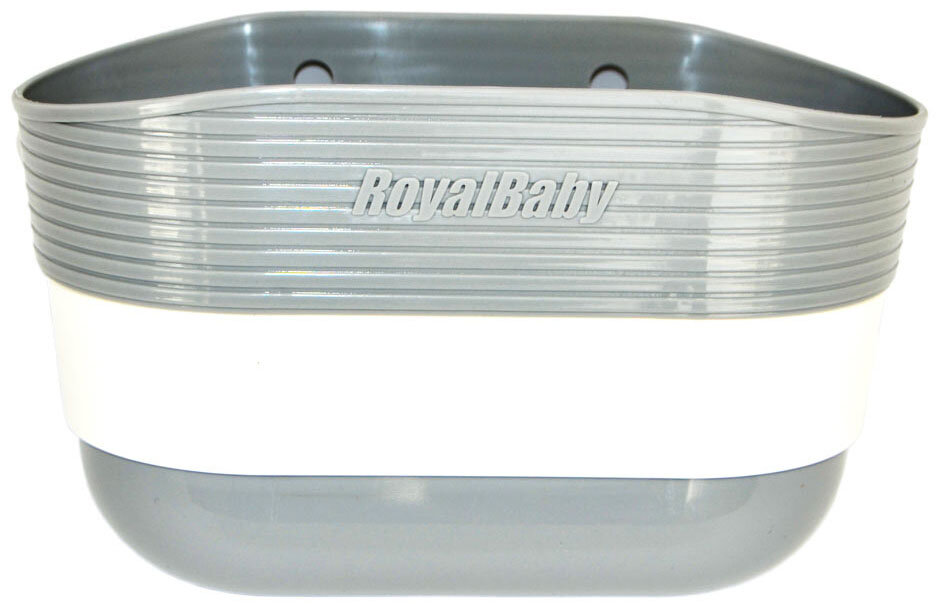 Корзина RoyalBaby Front Basket (Grey/White) RB1919901, RB1919903