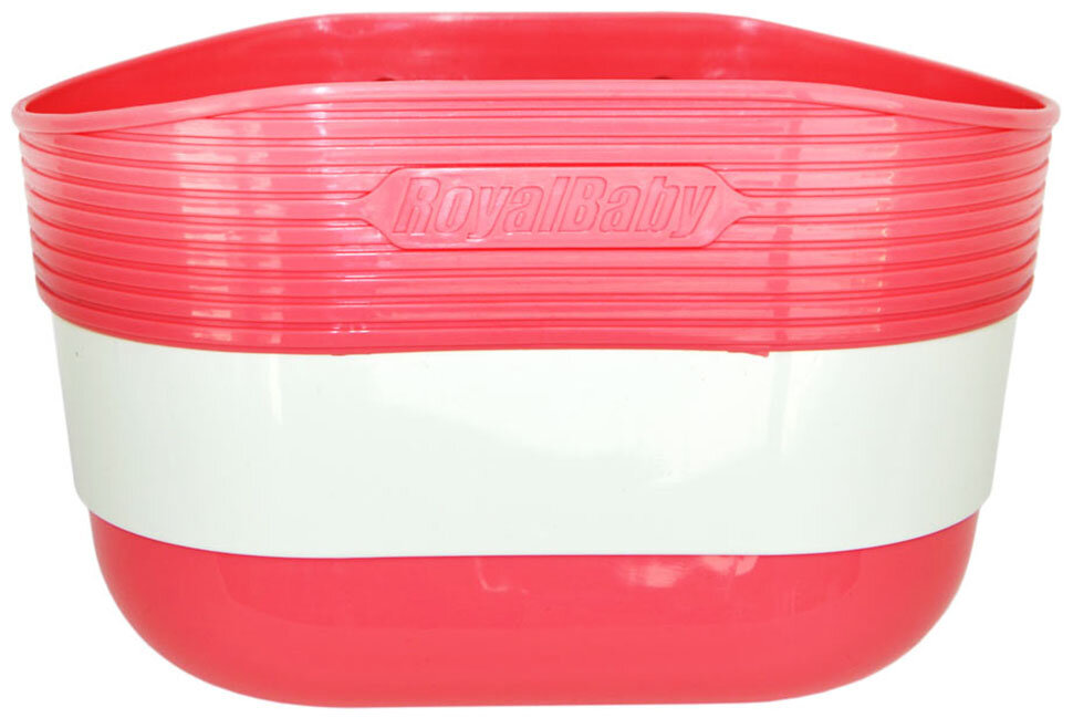 Корзина RoyalBaby Front Basket (Pink/White) RB1919902, RB1919904