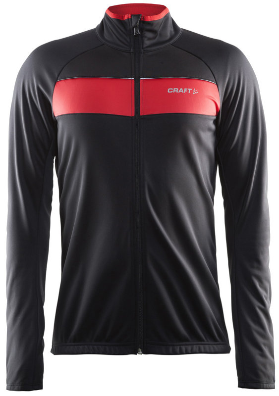 Велокуртка Craft SIBERIAN JACKET black-bright red чорний 1903665