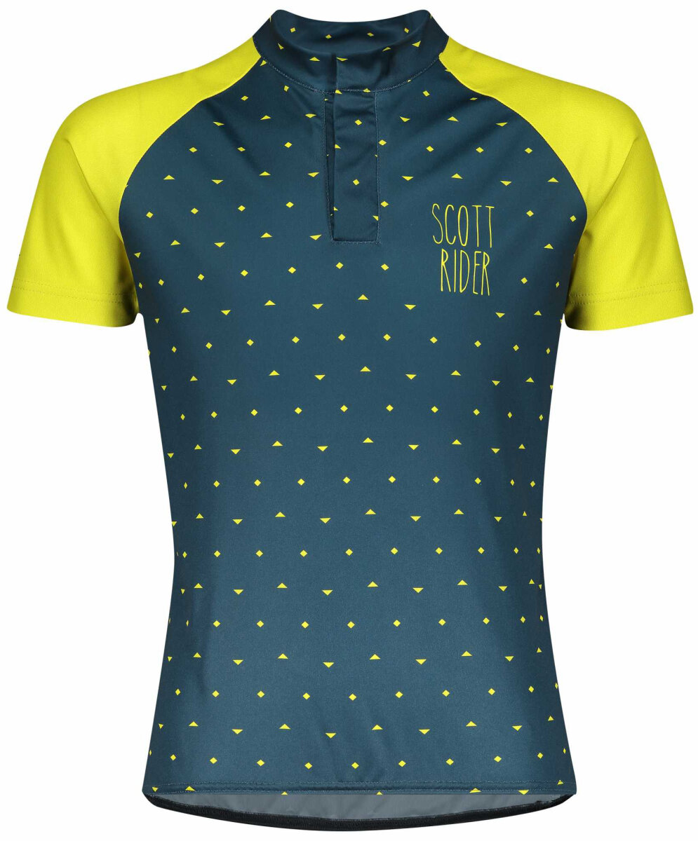 Майка Scott Jr RC Team Short Sleeve Shirt (Nightfall Blue/Lemongrass Yellow) 275362.6438.046, 275362.6438.049
