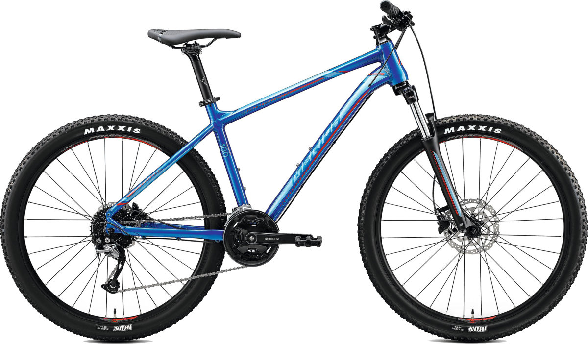 Велосипед Merida BIG.SEVEN 100 glossy-blue-red 6110822338, 6110822327