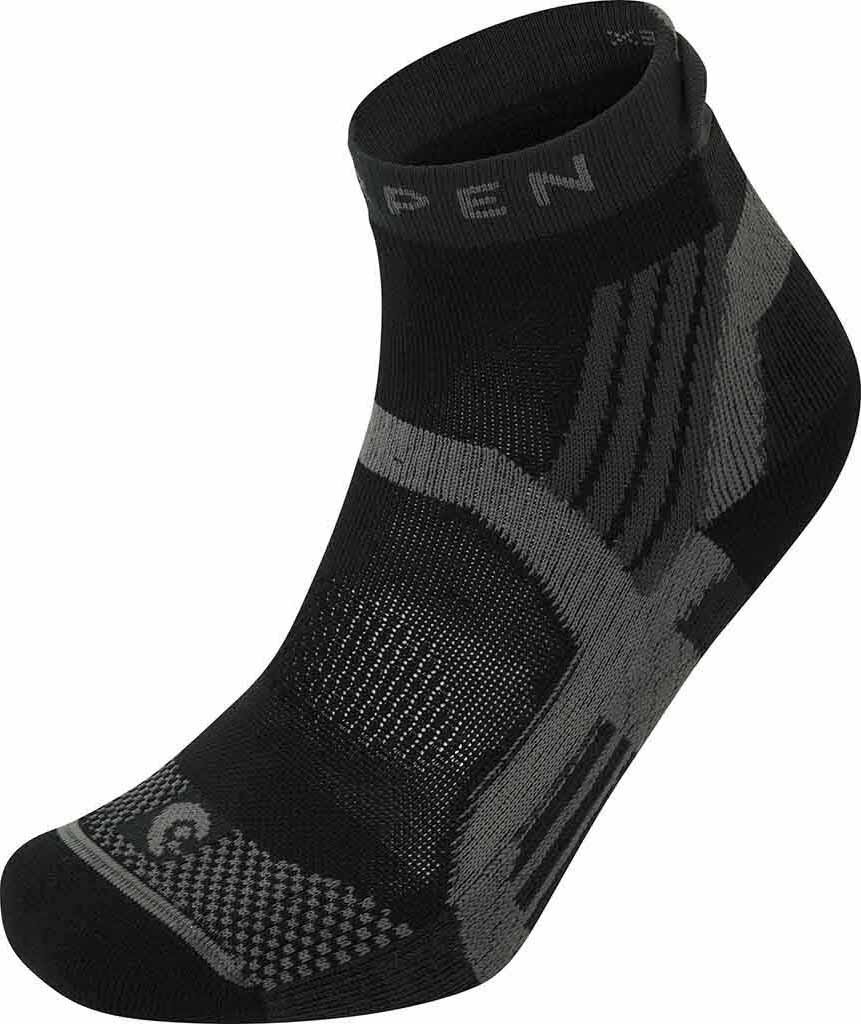 Носки Lorpen X3TPE Trail Running Padded Eco Socks (Total Black) 6210224 1887 L, 6210224 1887 XL, 6210224 1887 M