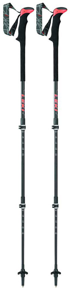 Палки трекинговые Leki Carbon TA XTG Poles (Black/Red) 649 2160