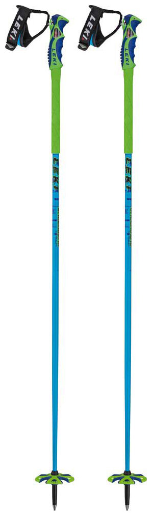 Палки лыжные Leki Green Bird Poles (Black/Blue/Green) 632 6859 120