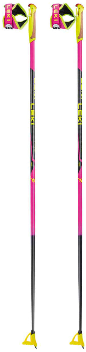 Палки лыжные Leki HRC Max F Ladies Poles (Neonpink/Black/Neonyellow) 643 4002 160