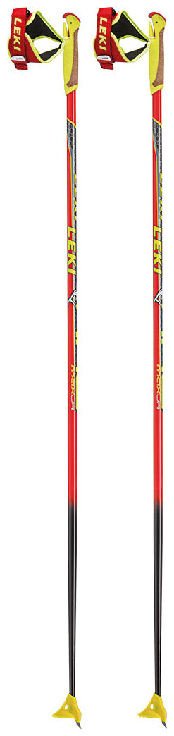 Палки лыжные Leki HRC Max Poles (Bright Red/Black/Neonyellow) 643 4001 160