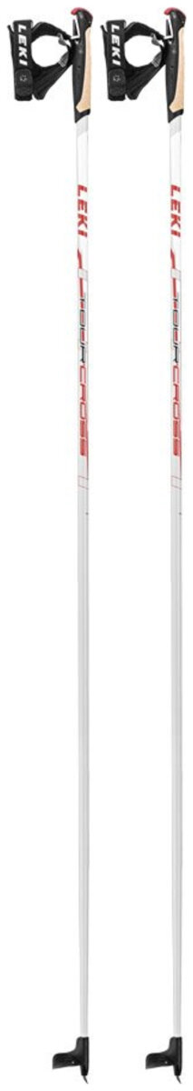 Палки лыжные Leki Tour Cross Poles 2017/2018 (Beige/White/Bright Red/Black) 640 4943 150