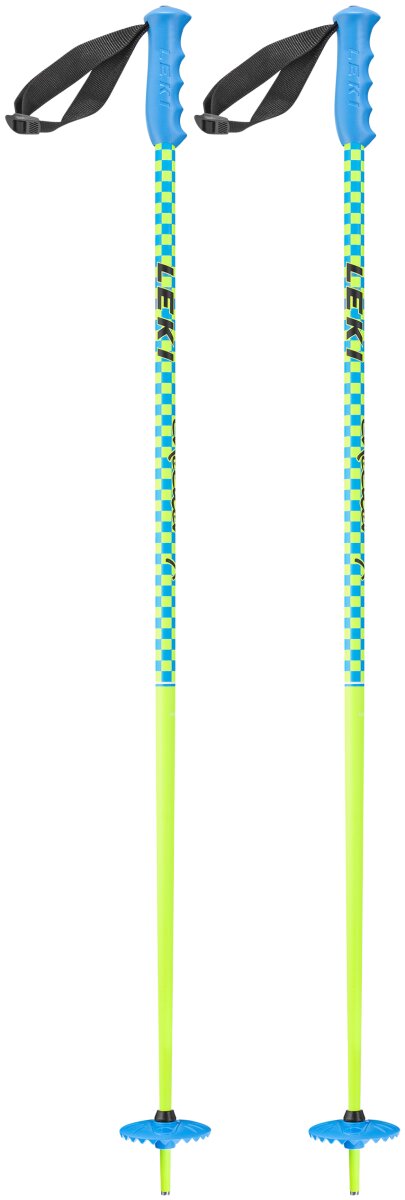 Палки подростковые Leki Checker X Junior Poles 2014/2015 (Cyan/Green/Lime) 632 4324 105