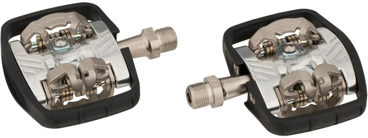 Педали MKS US-S Clipless Pedals (Silver/Black) 4560369004225