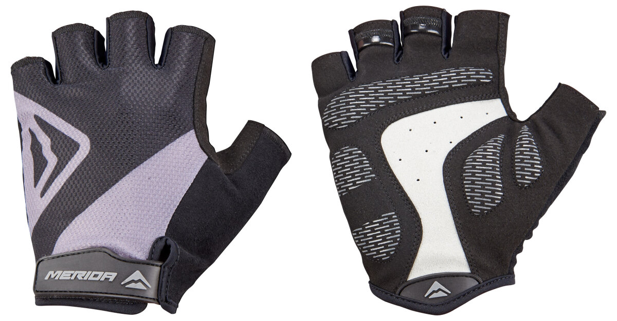 Перчатки Merida Classic Short Finger Gloves (Black/Grey) 2280010370