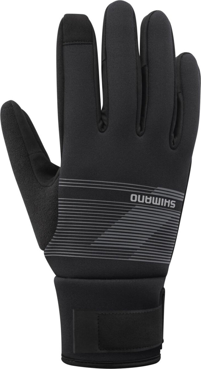 Перчатки Shimano Windbreak Thermal Long Gloves (Metallic Gray) ECWGLBWUS32MG0306