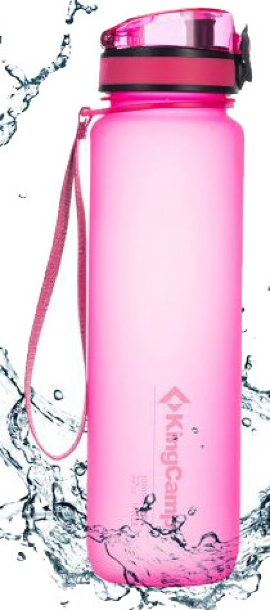 Пляшка KingCamp Tritan Bottle 1000ML для води pink KA1136_PINK