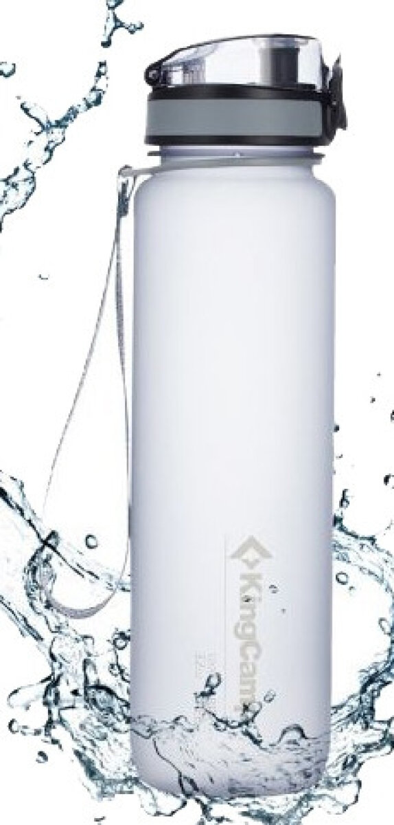 Бутилка KingCamp Tritan Bottle 1000ML для води medium grey KA1136_MEDIUMGREY
