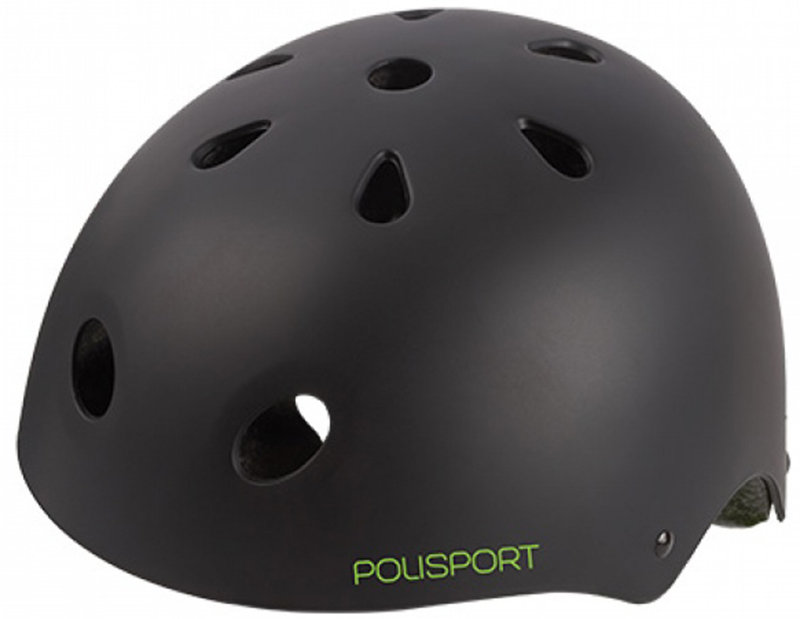 Велосипедный шлем Polisport URBAN RADICAL black matte-green 8741100002