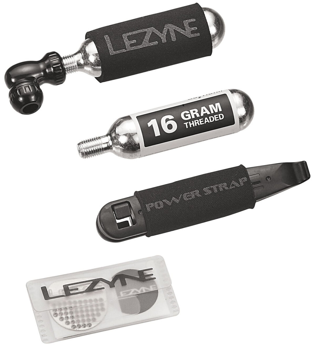 Ремкомплект бескамерки Lezyne CO2 Repair Kit (Black) 4712805 983308