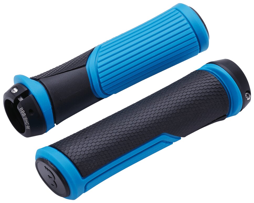 Ручки руля BBB BHG-96 Cobra 142mm (Black/Blue) 8716683111330