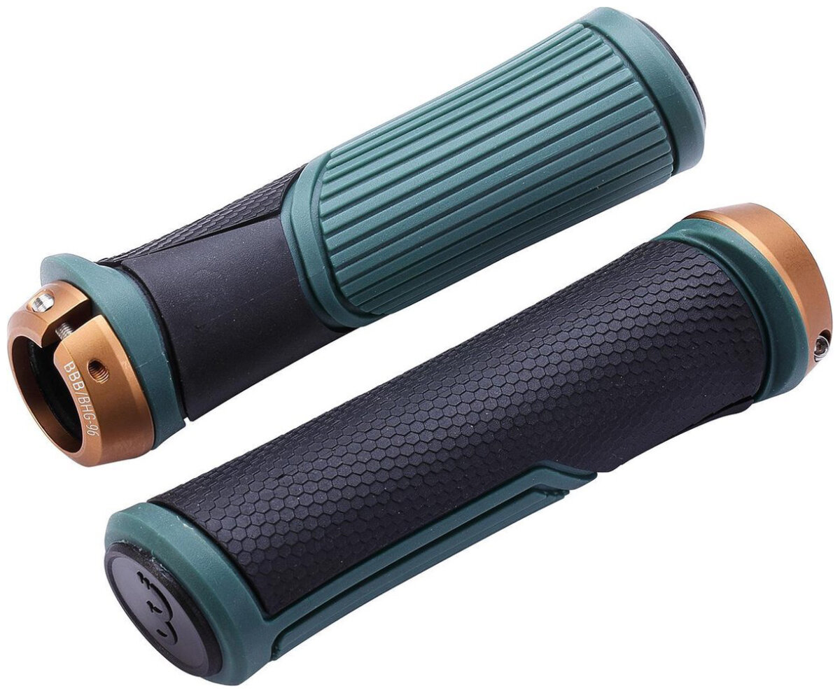Ручки руля BBB BHG-96 Cobra 142mm (Black/Green) 8716683111323