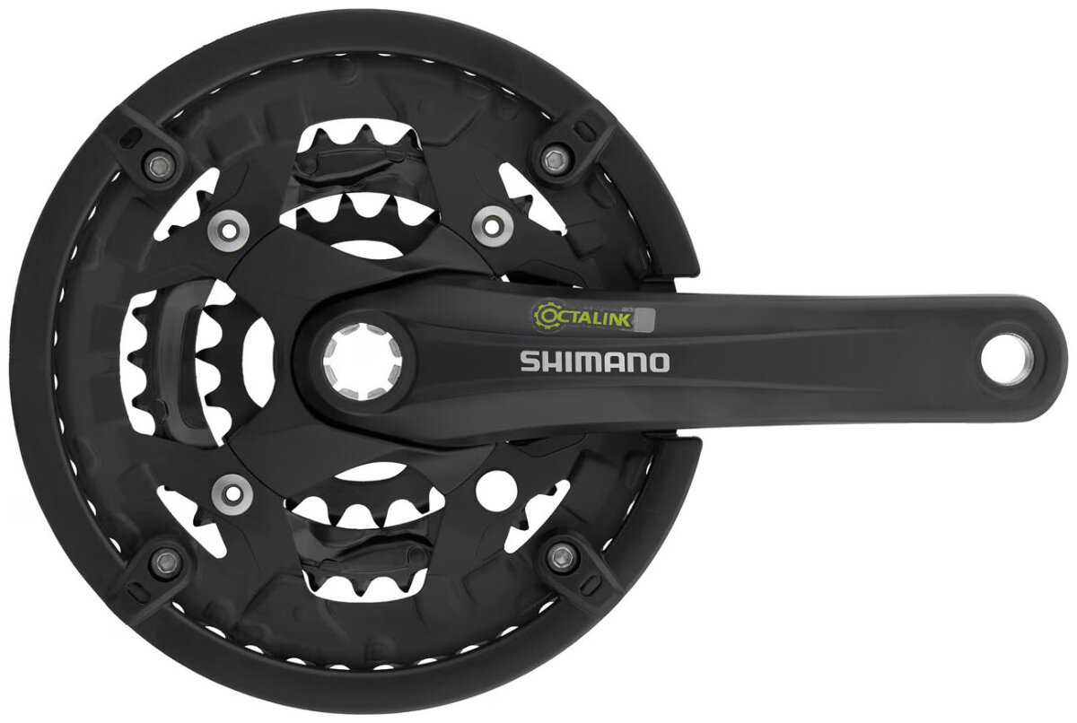 Corona Catena 48 Denti Shimano Alivio FC-T4010 - Colore Nero - Trasmissione Efficiente Per Bici