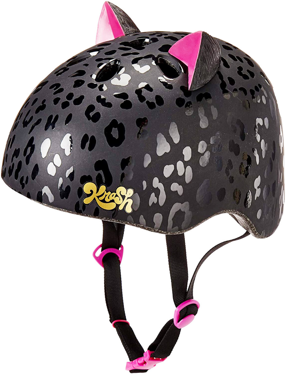 Шлем детский C-Preme Krash! Leopard Kitty (Black/Pink) 7144608