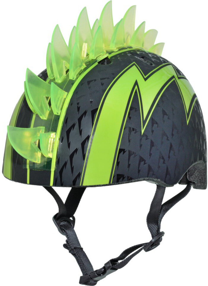 Шлем детский C-Preme Raskullz Bolt LED (Black/Green) 7144546