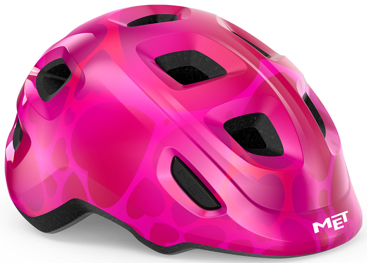 Шлем MET Hooray MIPS (Pink Harts glossy) 3HM 145 CE00 S PH1