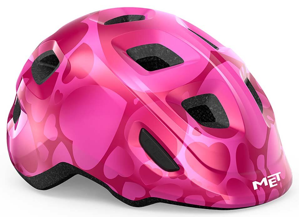 Шлем MET Hooray (Pink Hearts glossy) 3HM 144 CE00 S PH1, 3HM 144 CE00 XS PH1