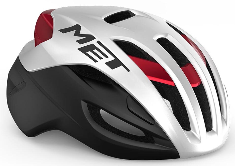 Шлем MET Rivale MIPS (White Black Red Metallic glossy) 3HM 132 CE00 S WR2, 3HM 132 CE00 M WR2
