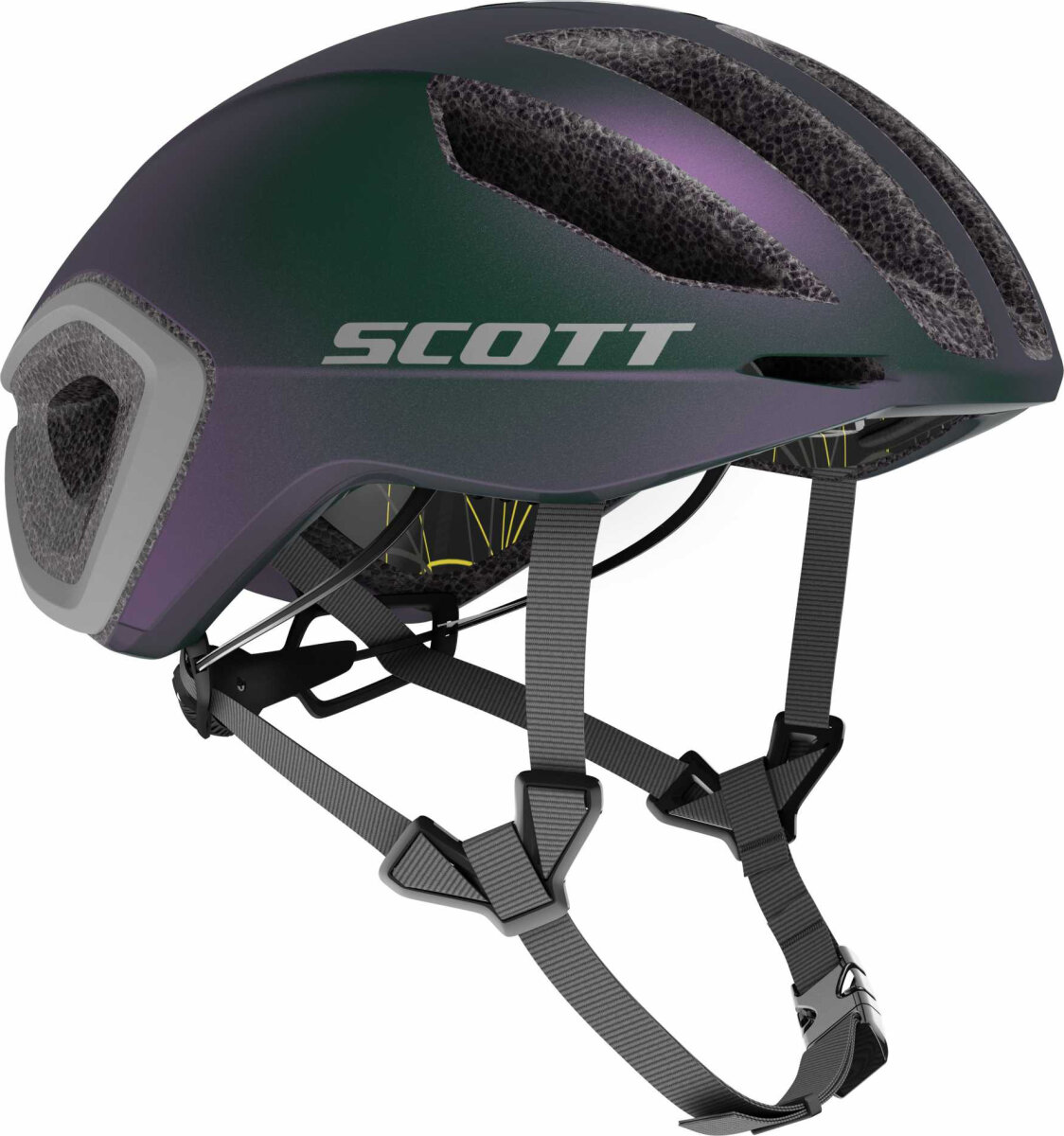 Шлем Scott Cadence Plus призма зеленый/фиолетовый 275183.6916.007