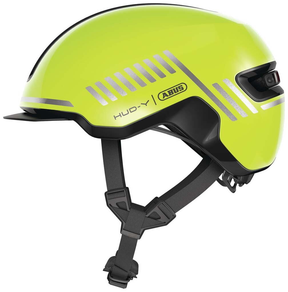 Шлем велосипедный Abus Hud-Y (Signal Yellow) 670442, 670435