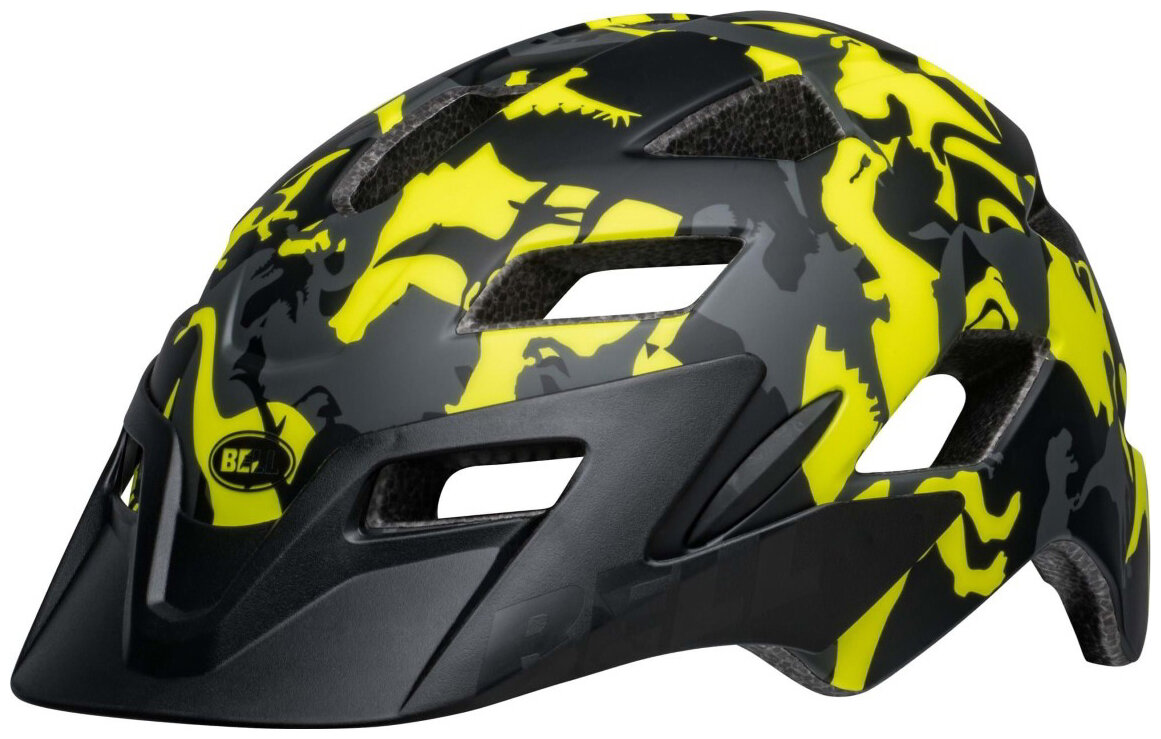 Шлем велосипедный Bell Sidetrack Youth Helmet (Matte Black Camosaurus) 7138928, 7138929