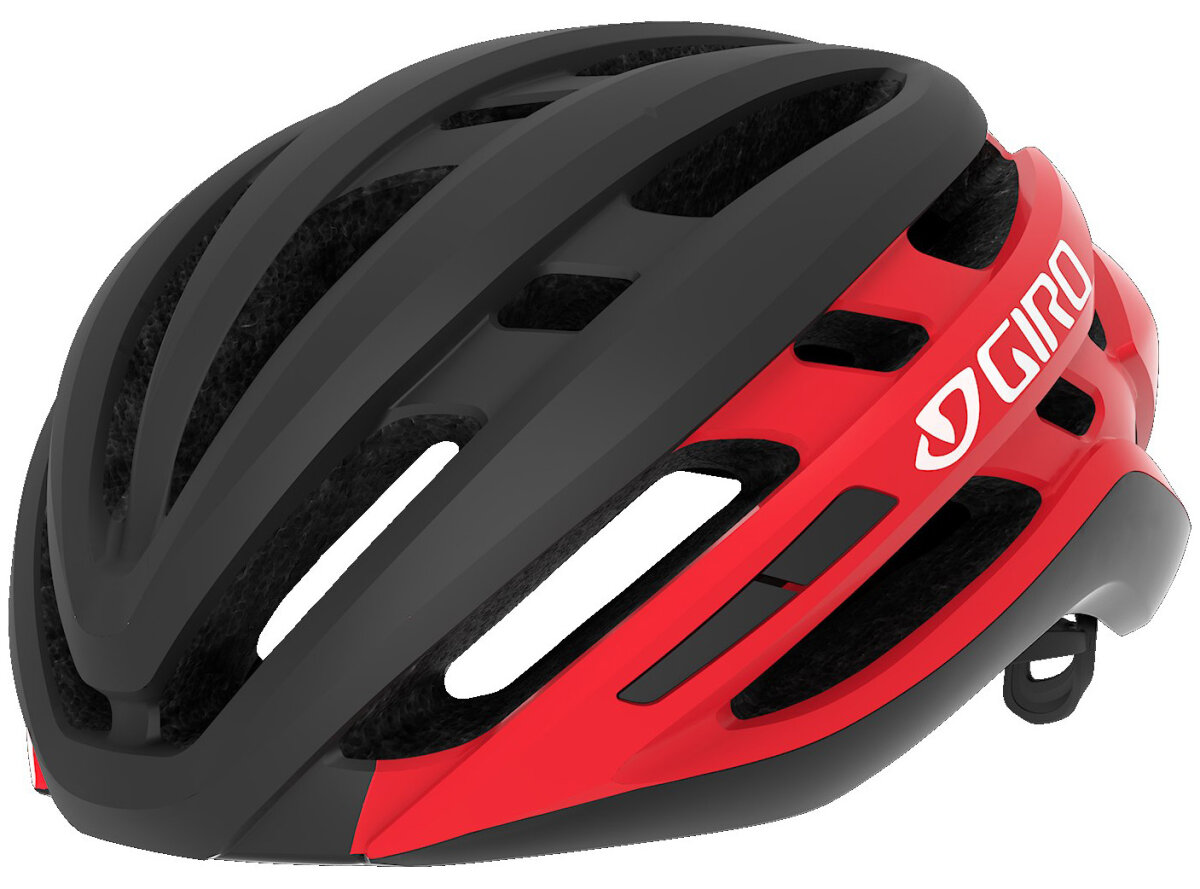 Шлем велосипедный Giro Agilis Helmet (Matte Black/Bright Red) 7112740