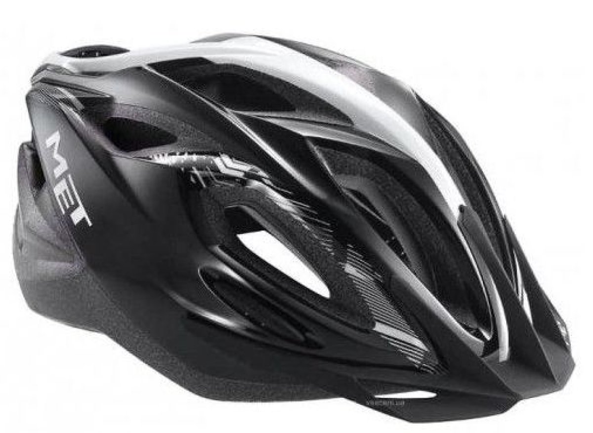 Велосипедный шлем MET Xilo Un Panel Black - Silver 3HELM 99 U2 NE