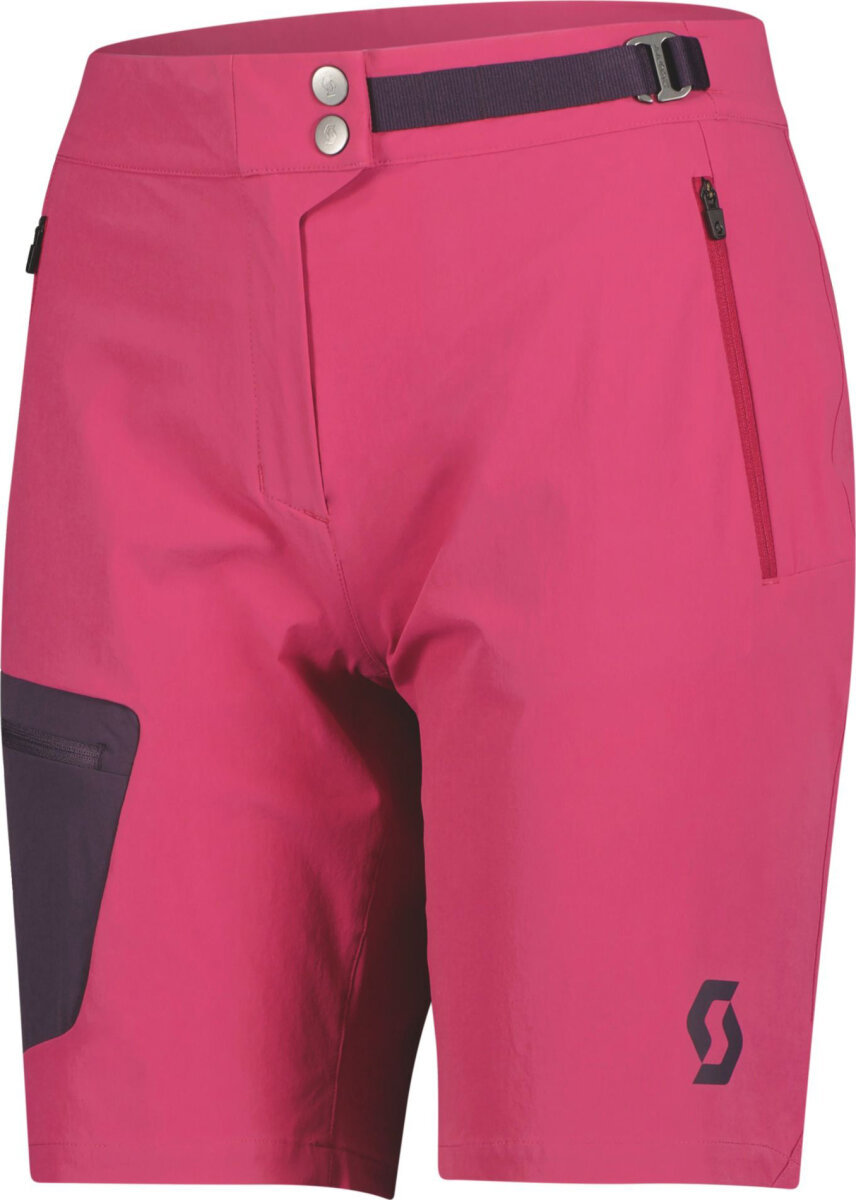 Шорты женские Scott Explorair Light W Shorts (Carmine Pink/Dark Purple) 280960.6836.007, 280960.6836.006