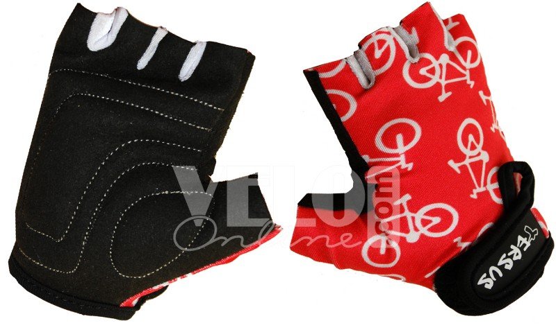 Велосипедные детские перчатки Tersus KIDS BIKE red 2000017435015, 2000017434018, NC-2337-r/w-XS, NC-2337-r/wXXS