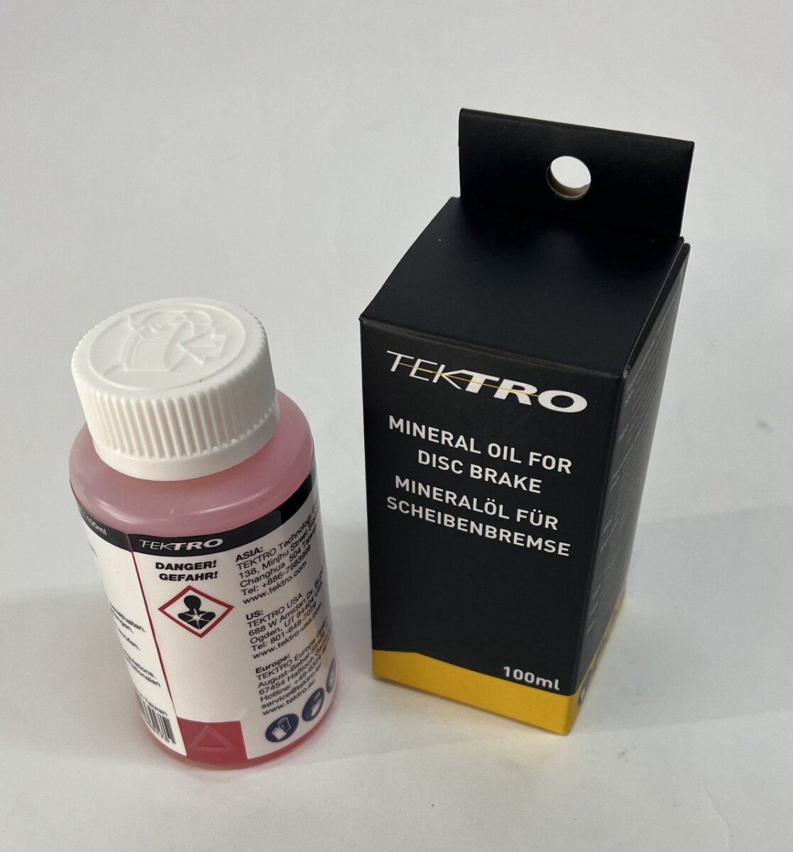Тормозна рідина Tektro Mineral Oil Disc Brake Fluid Tektro Fluid100