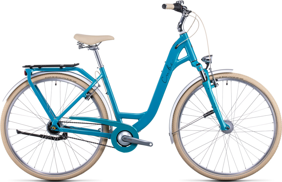 Велосипед Cube Ella Cruise (Aquamarine'n'Black) 549210-45 Easy Entry, 549210-53 Easy Entry, 549210-49 Easy Entry