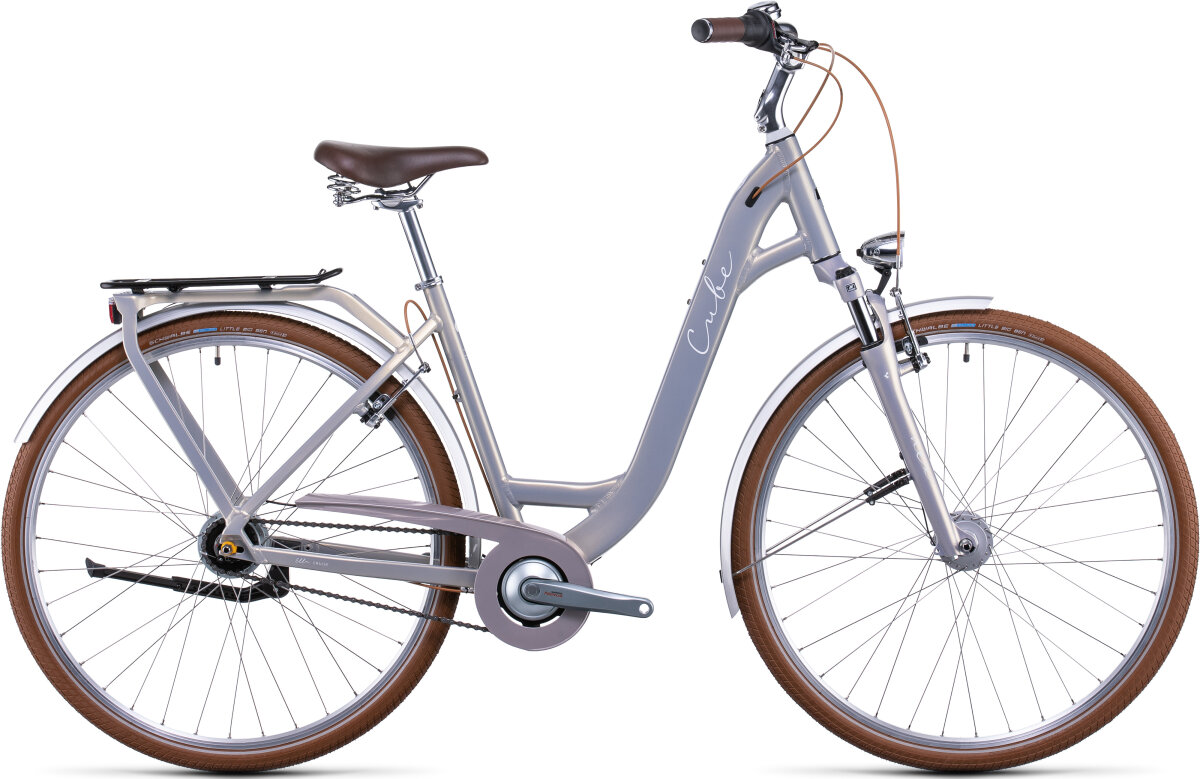 Велосипед Cube Ella Cruise (Pearlysilver'n'White) 549200-45 Easy Entry, 549200-53 Easy Entry, 549200-49 Easy Entry