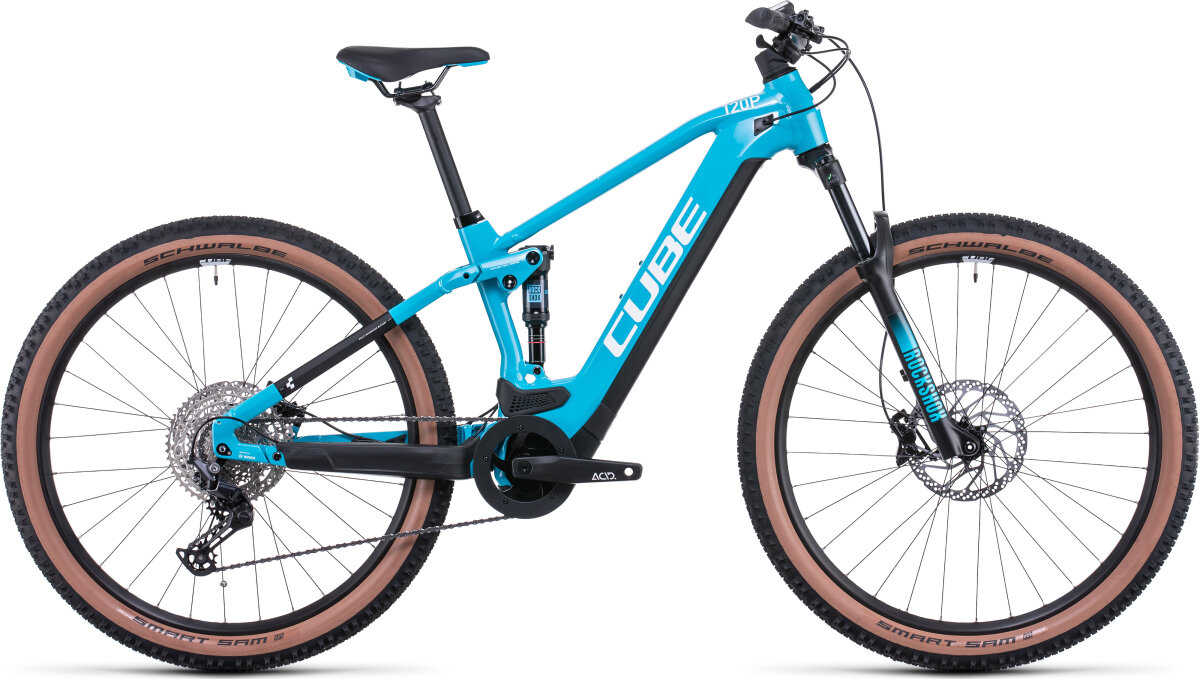 Велосипед Cube Stereo Hybrid 120 Pro 625 skyblue'n'white 535072-29-20