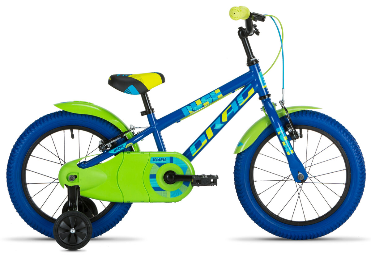 Велосипед Drag 16 Rush (Blue/Green) 1000926