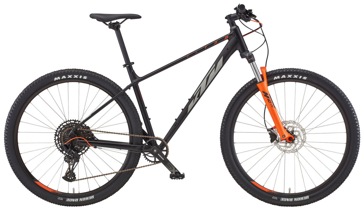 Велосипед KTM Ultra Fun Black Matt (Grey/Orange) 22805108, 22805103