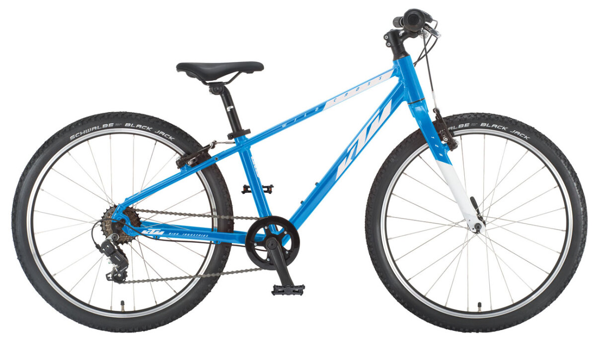 Велосипед KTM Wild Cross 24" Metallic Blue (White) 21242130