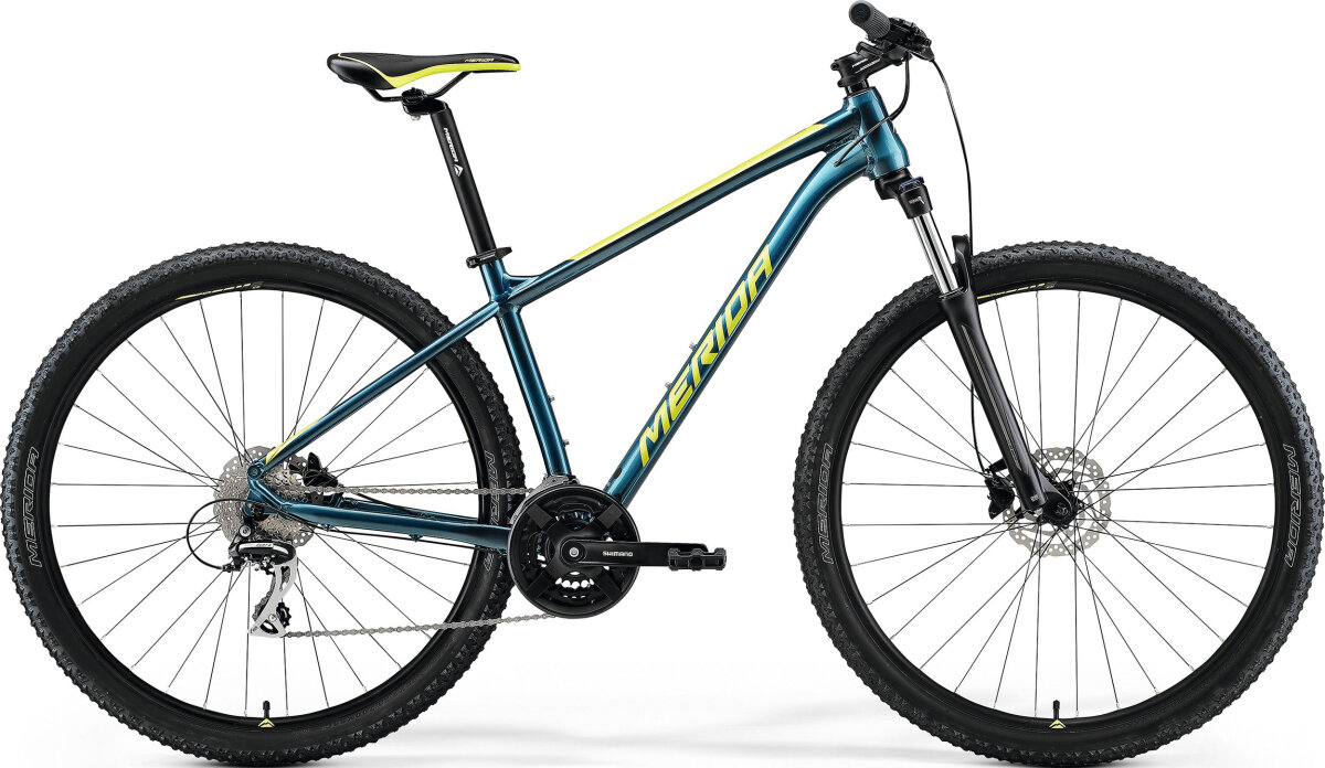 Велосипед Merida Big.Seven 20-3X Teal Blue (Lime) A62211A 01558