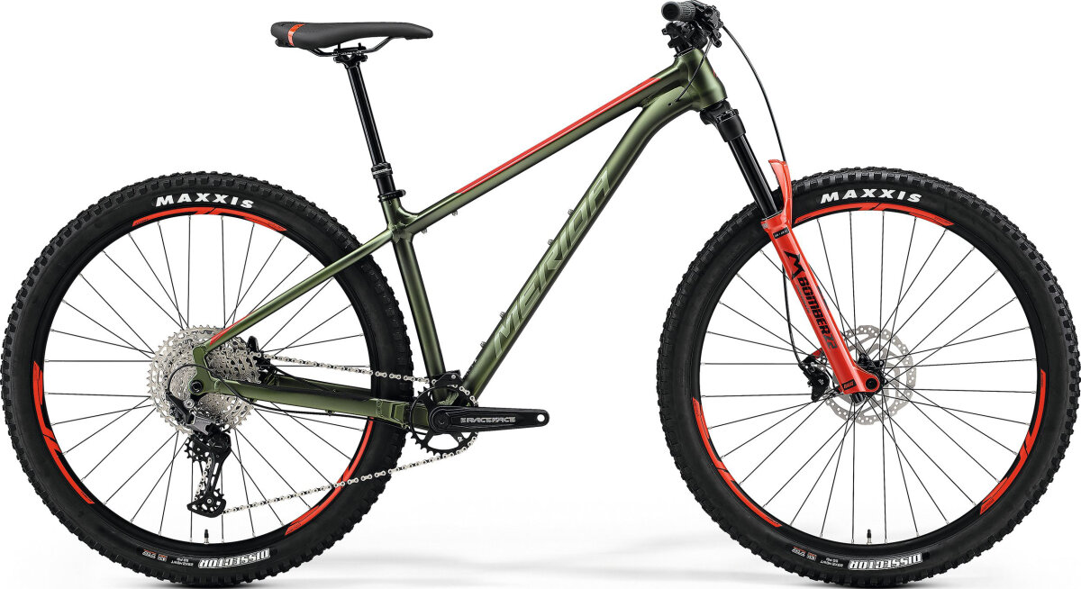 Велосипед Merida Big.Trail 600 Matt Fog Green (Red/Silver Green