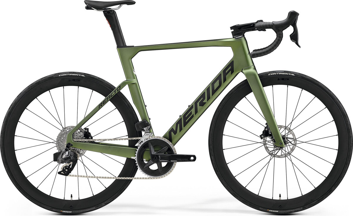 Велосипед Merida Reacto 7000 Silk Fog Green (Black) A62211A 03591, A62211A 03590